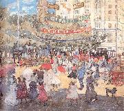 Maurice Prendergast Madison Square oil painting artist